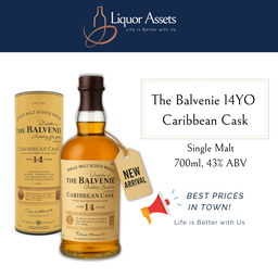 The Balvenie 14 yrs Caribbean Cask 700ml with box