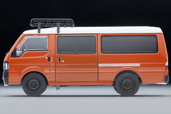 TLVN MODEL 1/64 MAZDA BONGO BRAWNY "CUSTOM" - BROWN WITH FIGURES_5