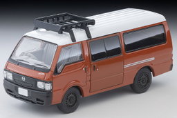TLVN MODEL 1/64 MAZDA BONGO BRAWNY "CUSTOM" - BROWN WITH FIGURES