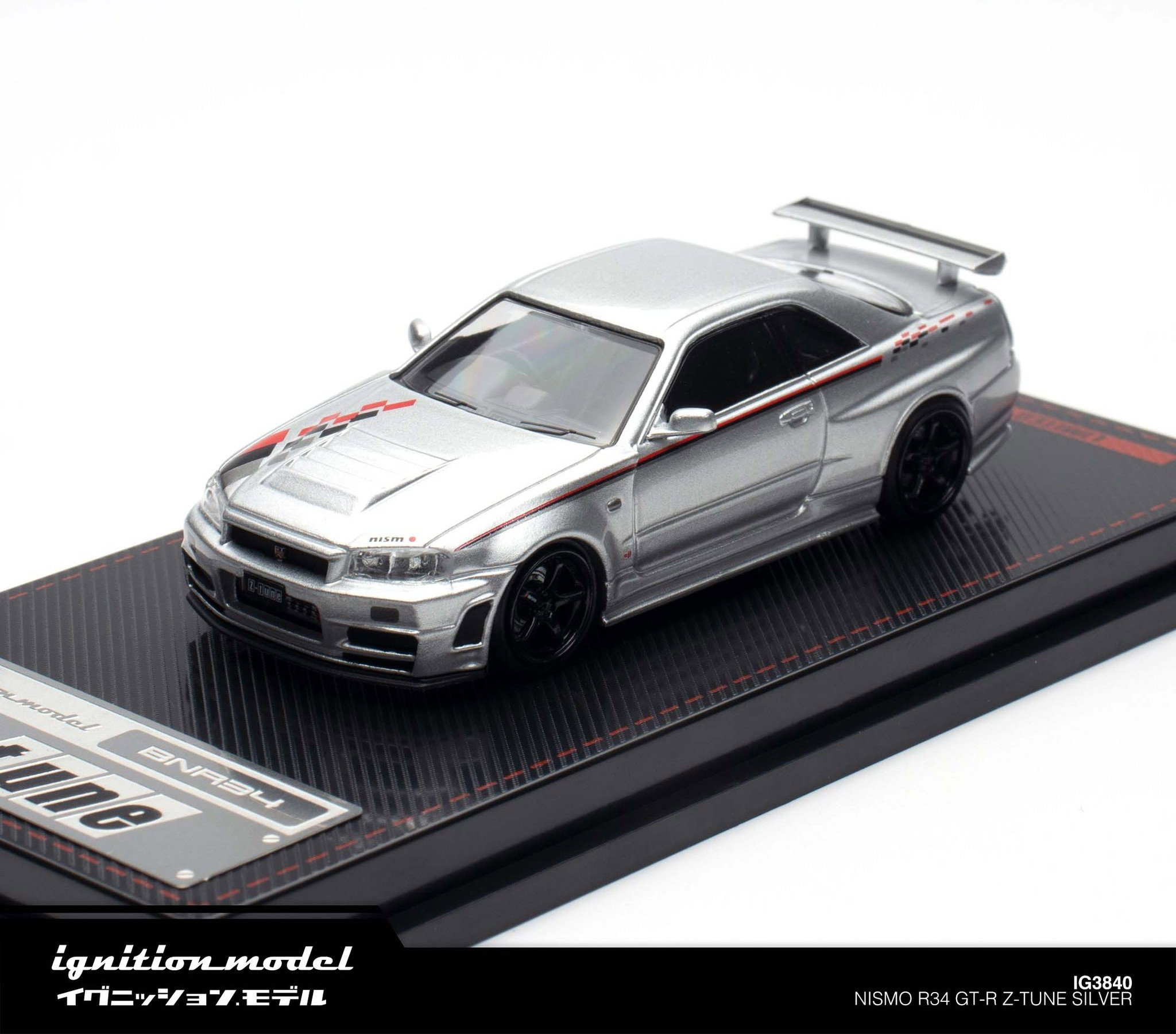 IGNITION MODEL 1/64 NISSAN SKYLINE GT-R (R34) NISMO Z-TUNE - SILVER_6