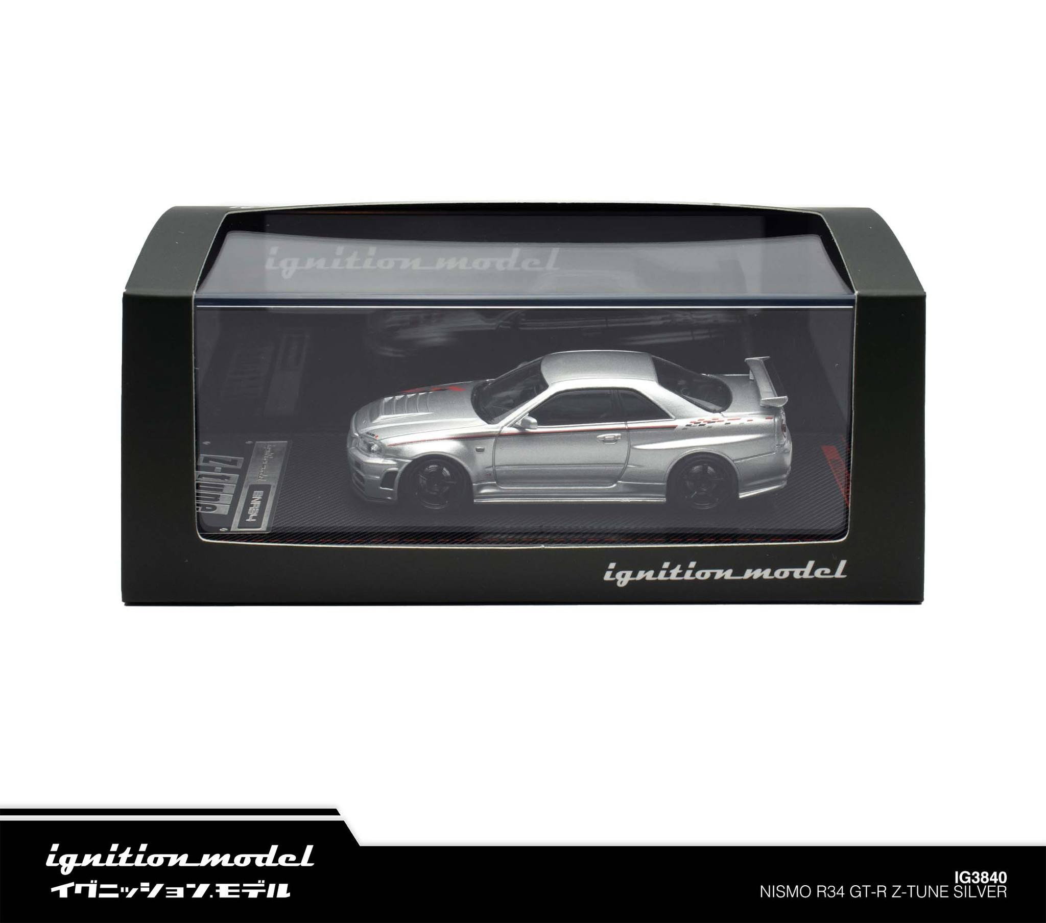 IGNITION MODEL 1/64 NISSAN SKYLINE GT-R (R34) NISMO Z-TUNE - SILVER_7