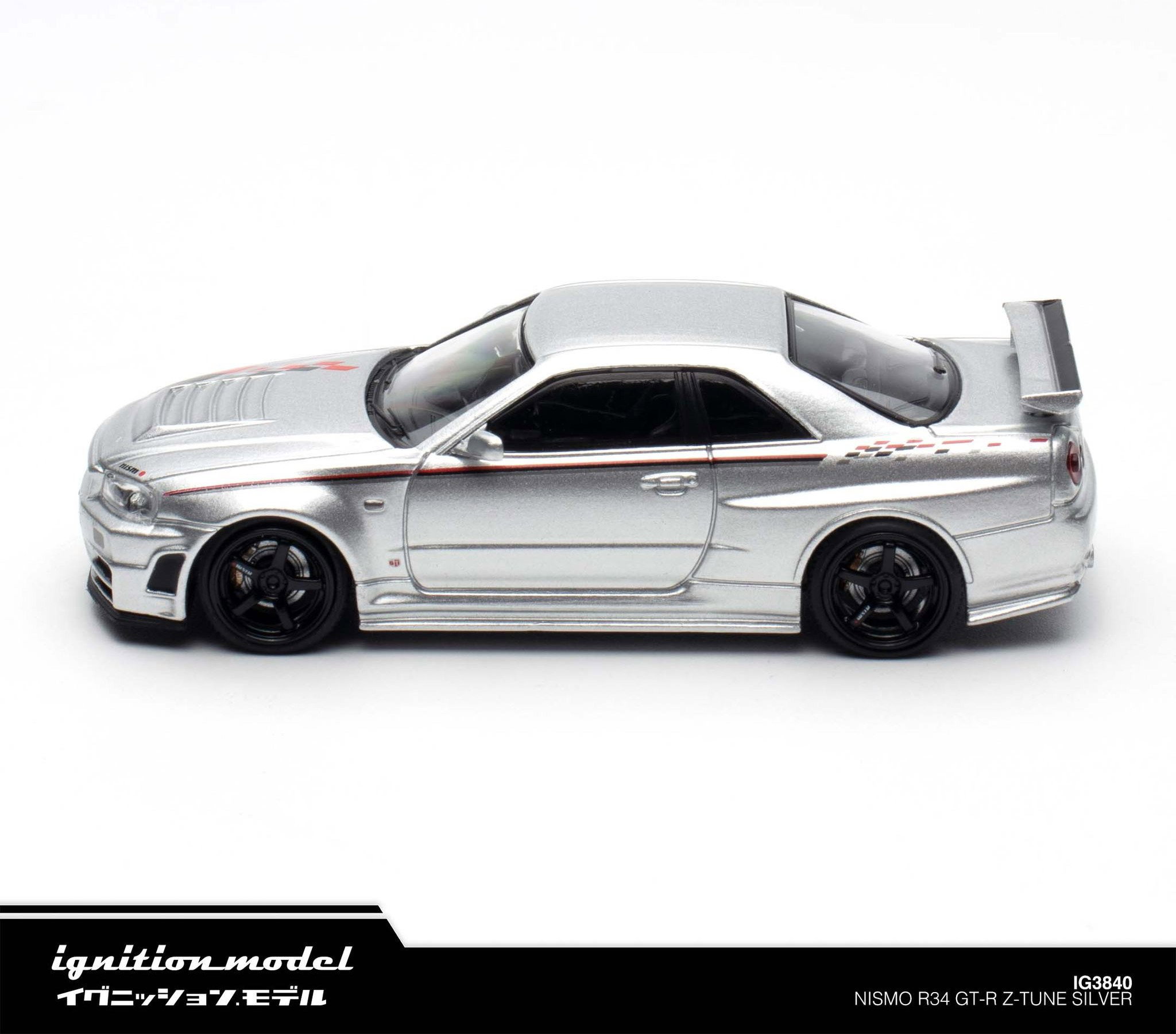 IGNITION MODEL 1/64 NISSAN SKYLINE GT-R (R34) NISMO Z-TUNE - SILVER_5