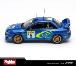 HOBBY JAPAN MODEL 1/64 SUBARU IMPREZA WRC 1999 MONTE CARLO