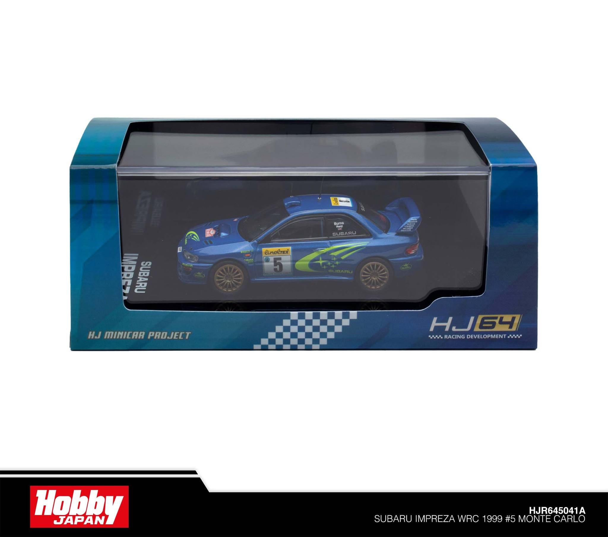 HOBBY JAPAN MODEL 1/64 SUBARU IMPREZA WRC 1999 MONTE CARLO_9