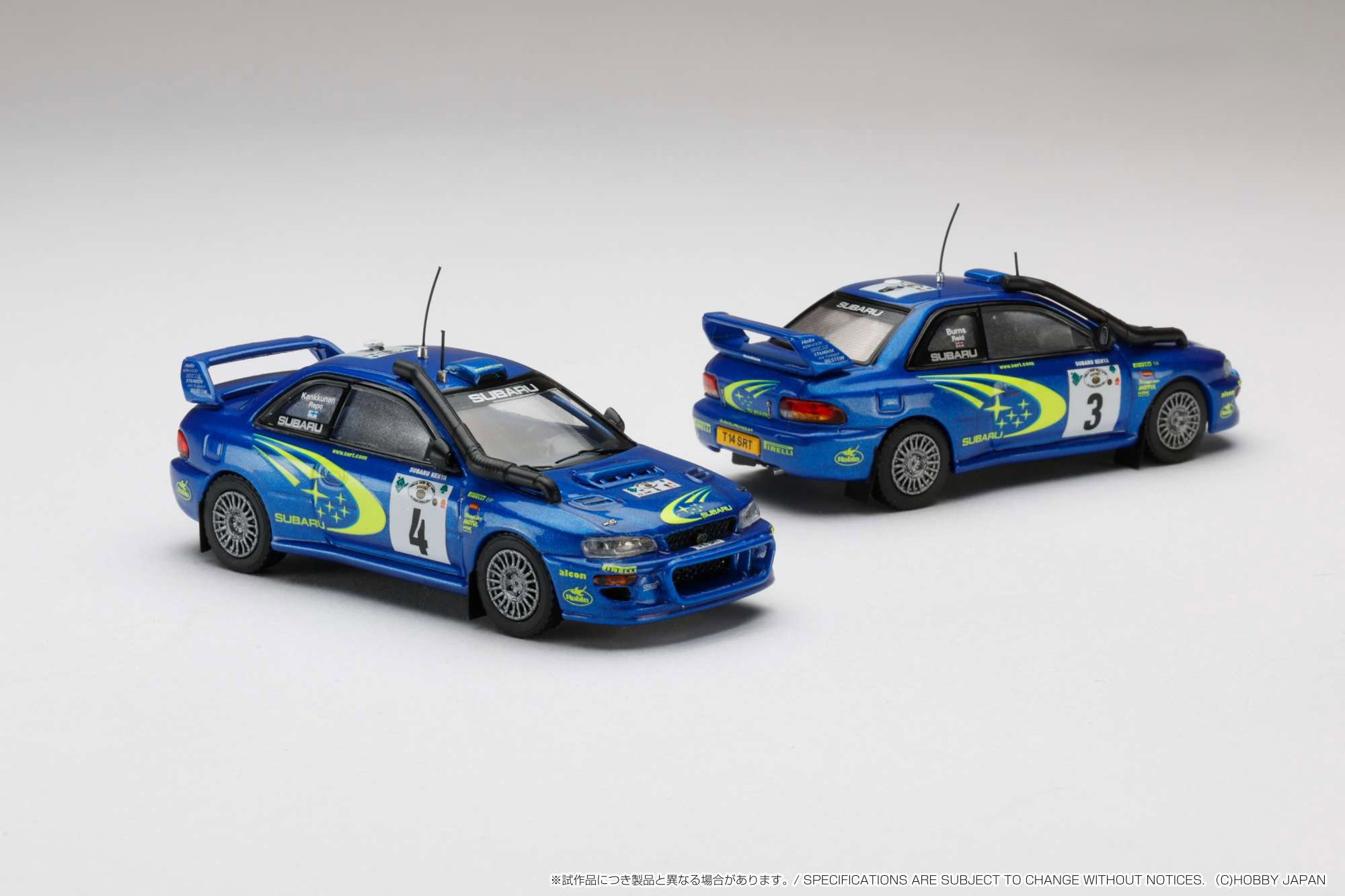 HOBBY JAPAN MODEL 1/64 SUBARU IMPREZA WRC 2000 SAFARI_0