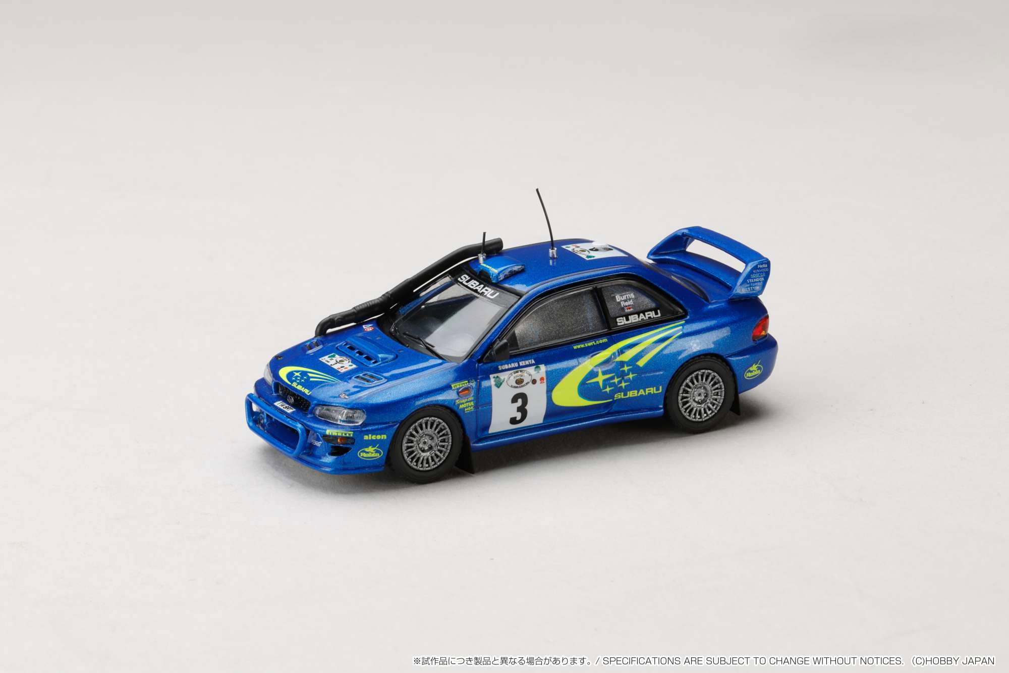 HOBBY JAPAN MODEL 1/64 SUBARU IMPREZA WRC 2000 SAFARI_3