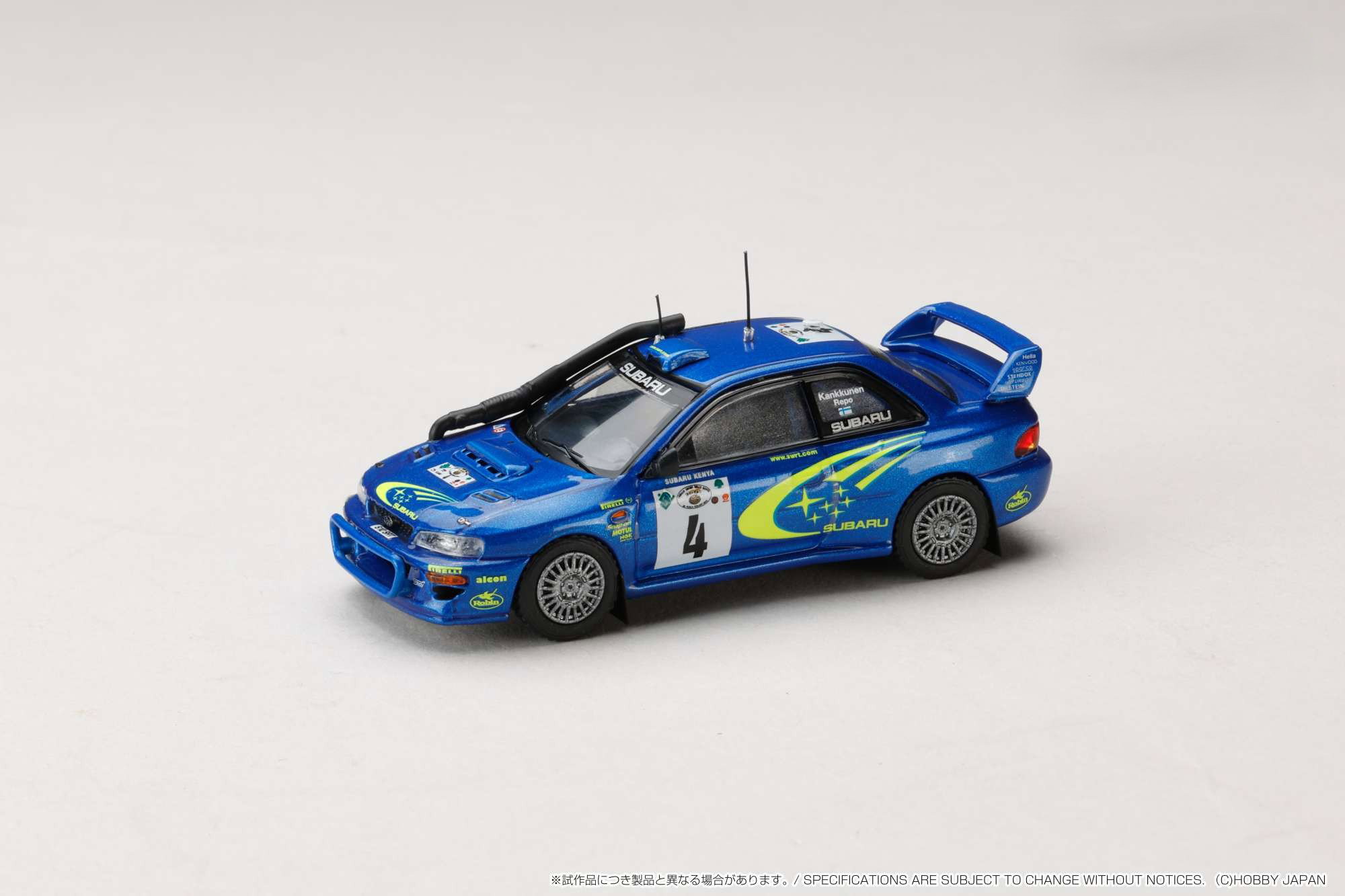 HOBBY JAPAN MODEL 1/64 SUBARU IMPREZA WRC 2000 SAFARI_4