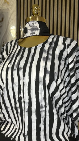 Black & White - Crepe Bubu
