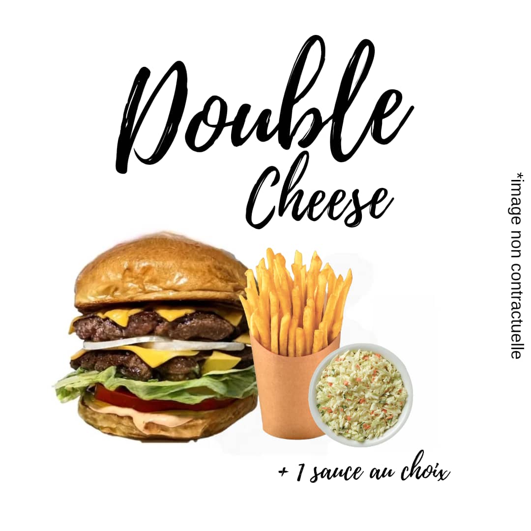 Double cheese burger