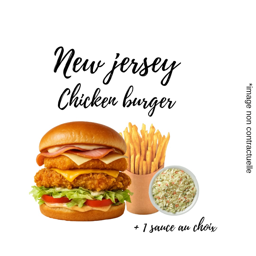 New Jersey chicken burger