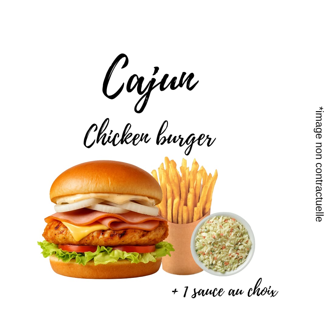 Cajun Chicken Burger