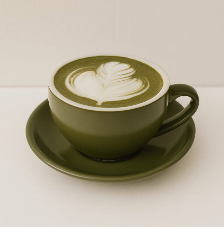 Hot Hojicha Latte