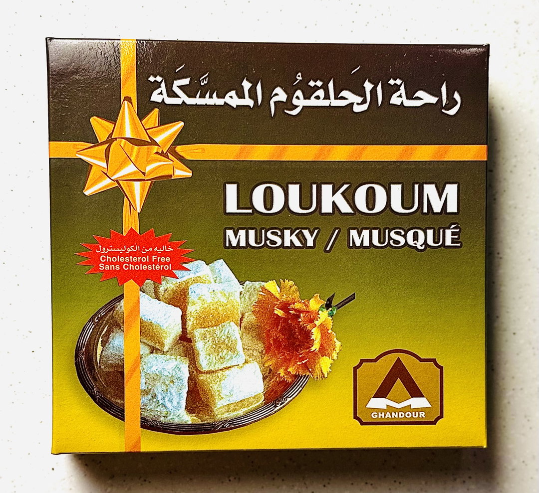 Ghandour musky loukoum راحه حلقوم مسكه غندور ٤٥٠ غ