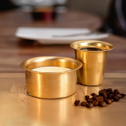 BRASS DABARA SET SET OF 4PCS