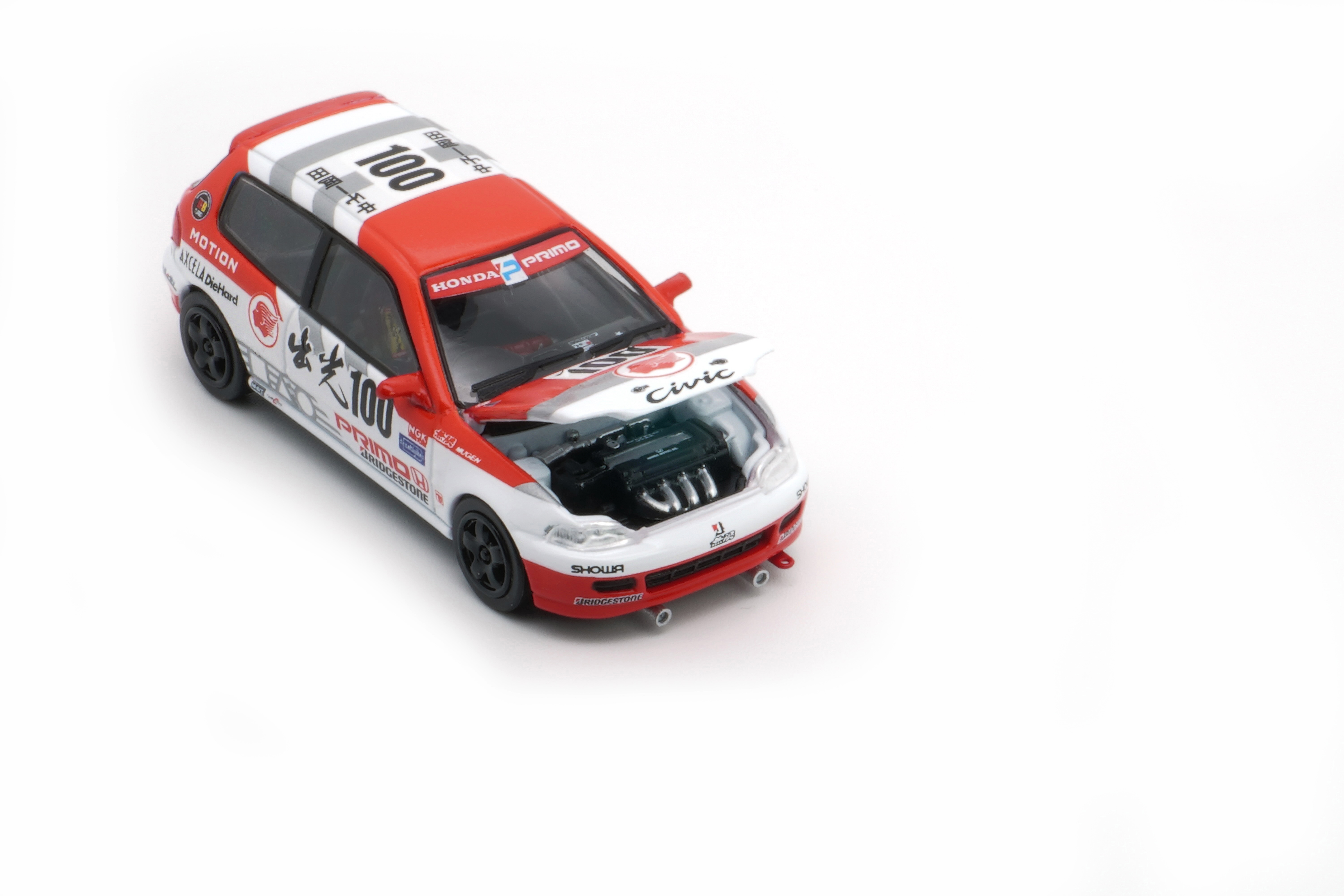 BMC MODEL 1/64 HONDA EG6 #100 JTCC 1993_0