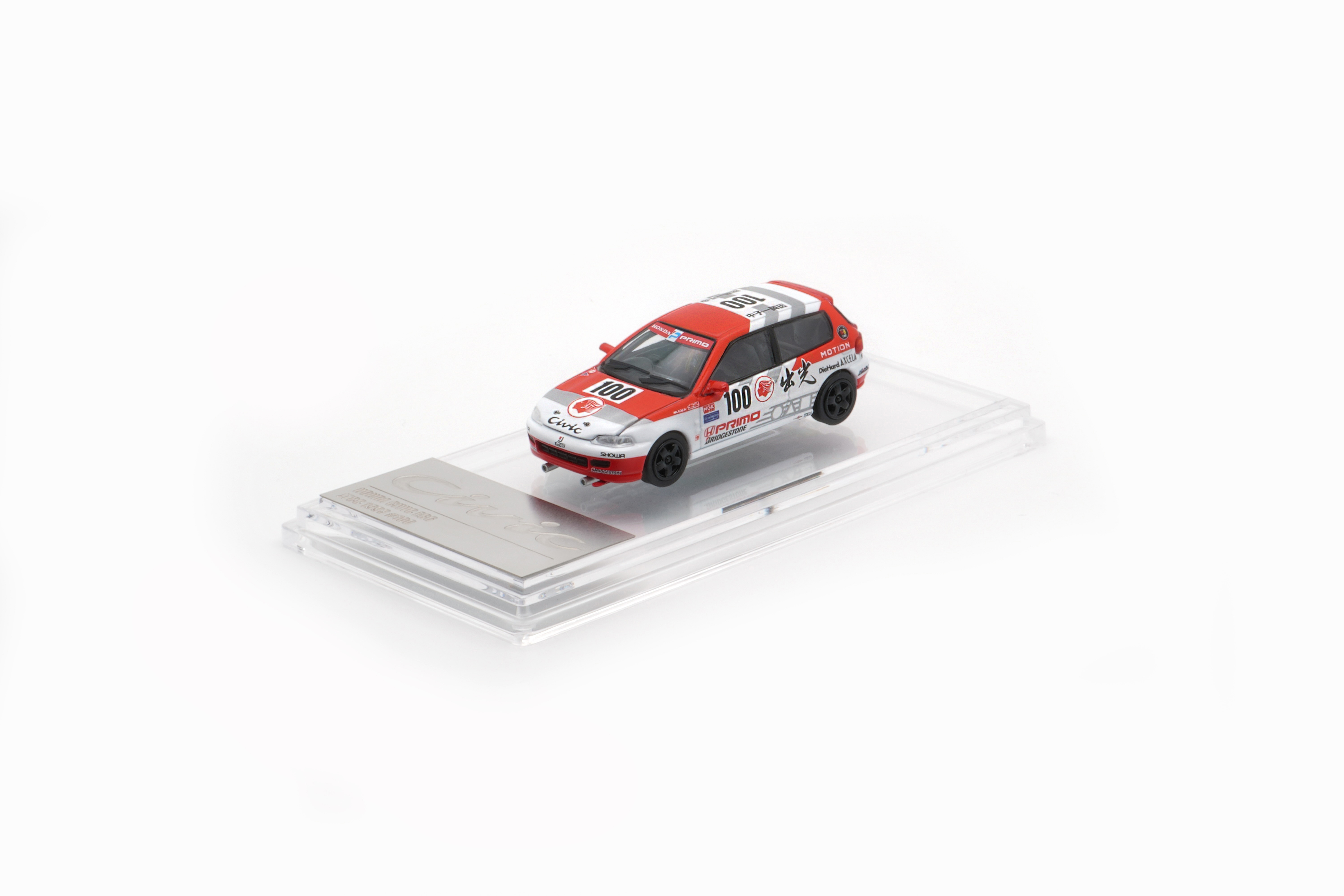 BMC MODEL 1/64 HONDA EG6 #100 JTCC 1993_4