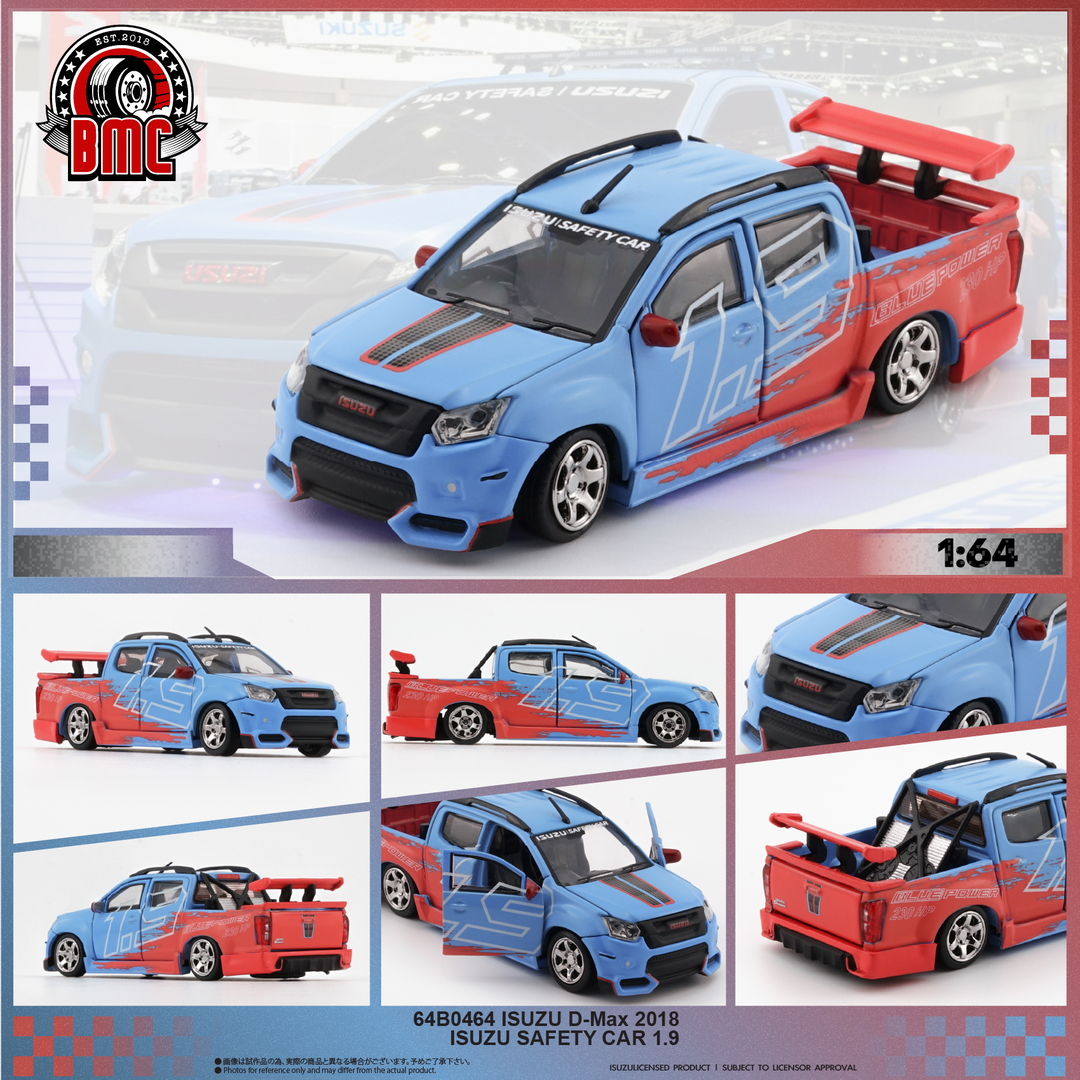 BMC MODEL 1/64 ISUZU D-MAX 2018 - LOW RIDER SAFTY CAR 1.9