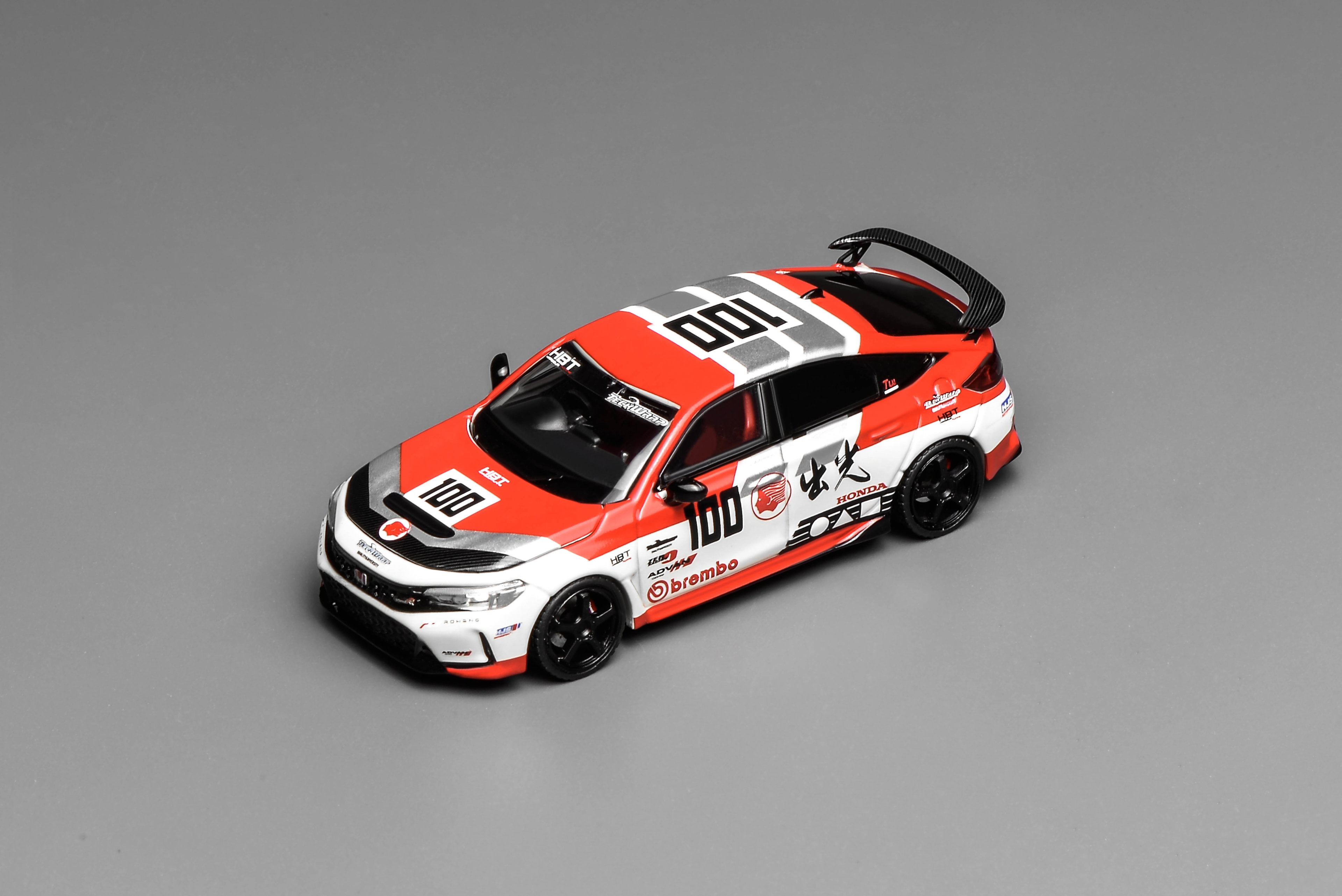 MOTOR HELIX MODEL 1/64 HONDA CIVIC TYPE-R (FL5) - IDEMITSU MOTION RED_2