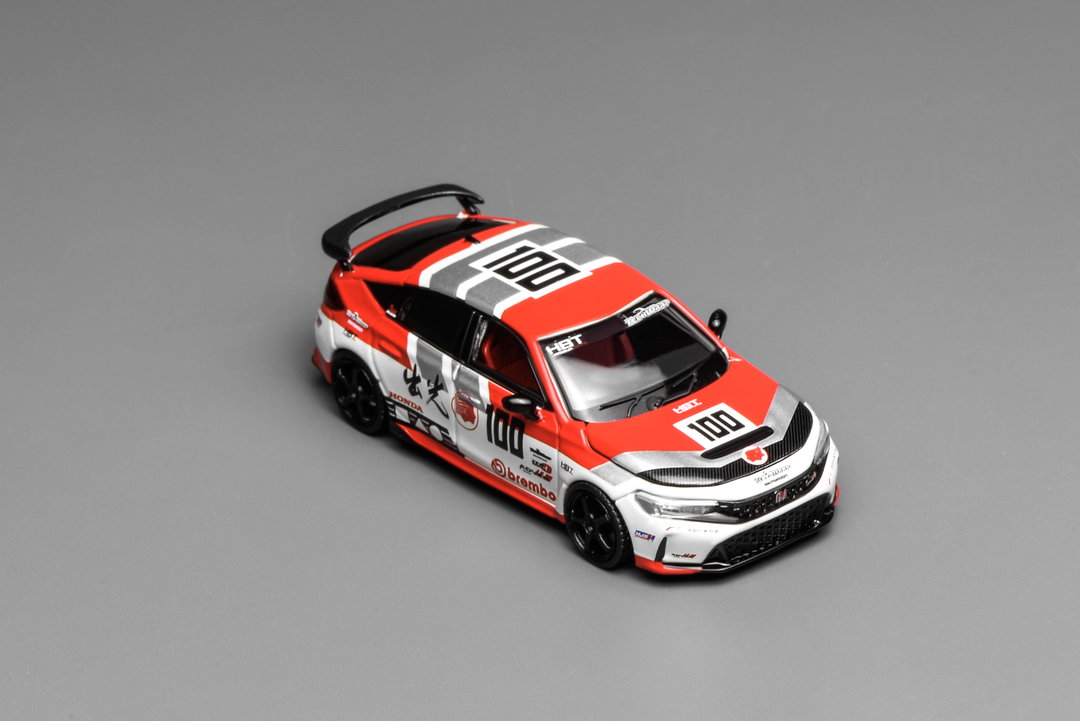 MOTOR HELIX MODEL 1/64 HONDA CIVIC TYPE-R (FL5) - IDEMITSU MOTION RED