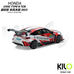 KILO WORKS MODEL 1/64 HONDA CIVIC TYPE-R TCR CTCC 2024 - DONGFENG HONDA #55