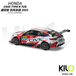 KILO WORKS MODEL 1/64 HONDA CIVIC TYPE-R TCR CTCC 2024 - DONGFENG HONDA #55