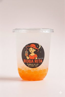 Lychee Fizz with Mango Pops