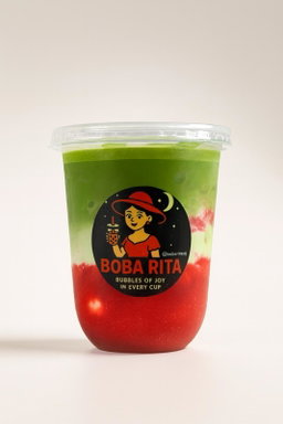 Strawberry Matcha Latte