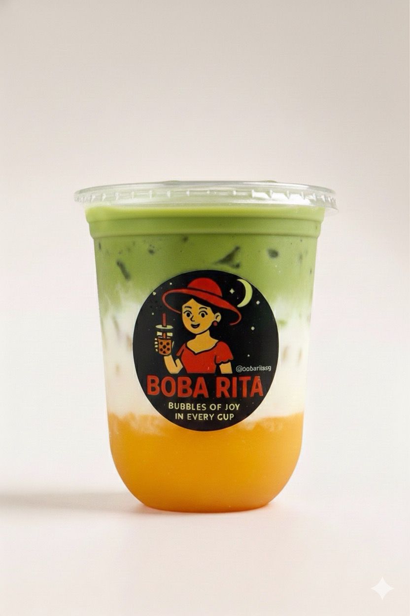 Mango Matcha Latte