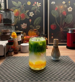 🍋 Yuzu Matcha Spritz