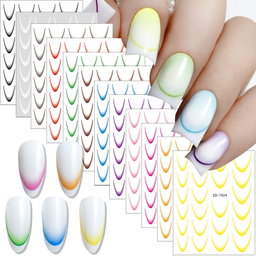 Ombre Nail Stickers 1PC