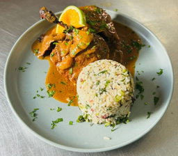 Pato a Gita c/ Arroz de Legumes