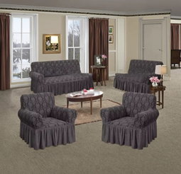 Floral Extra Stretch Sofa Covers (3+1+1 SEATER)