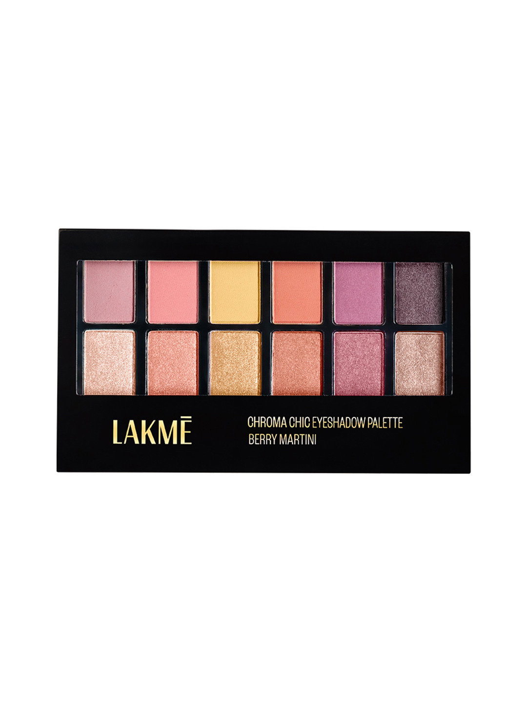 LAKME EYE SHADOW PALETTE Glitterati Chroma Chic For Rich Color Payoff 12g )_0
