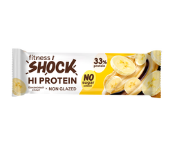 FitnesShock HI Protein Banana Desert, 1 piece