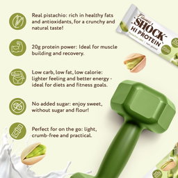 FitnesShock HI Protein Pistachio Dessert, 1 piece 