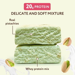 FitnesShock HI Protein Pistachio Dessert, 1 piece 
