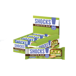FitnesShock Pistachio coated bar SHOCKS, 1 box (12 pieces) 