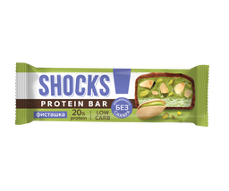 FitnesShock Pistachio coated bar SHOCKS, 1 box (12 pieces) 
