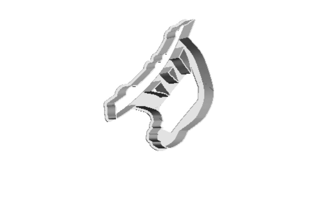Sloth outline Cookie Cutter