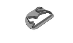 Cat Silhouette outline Cookie Cutter     