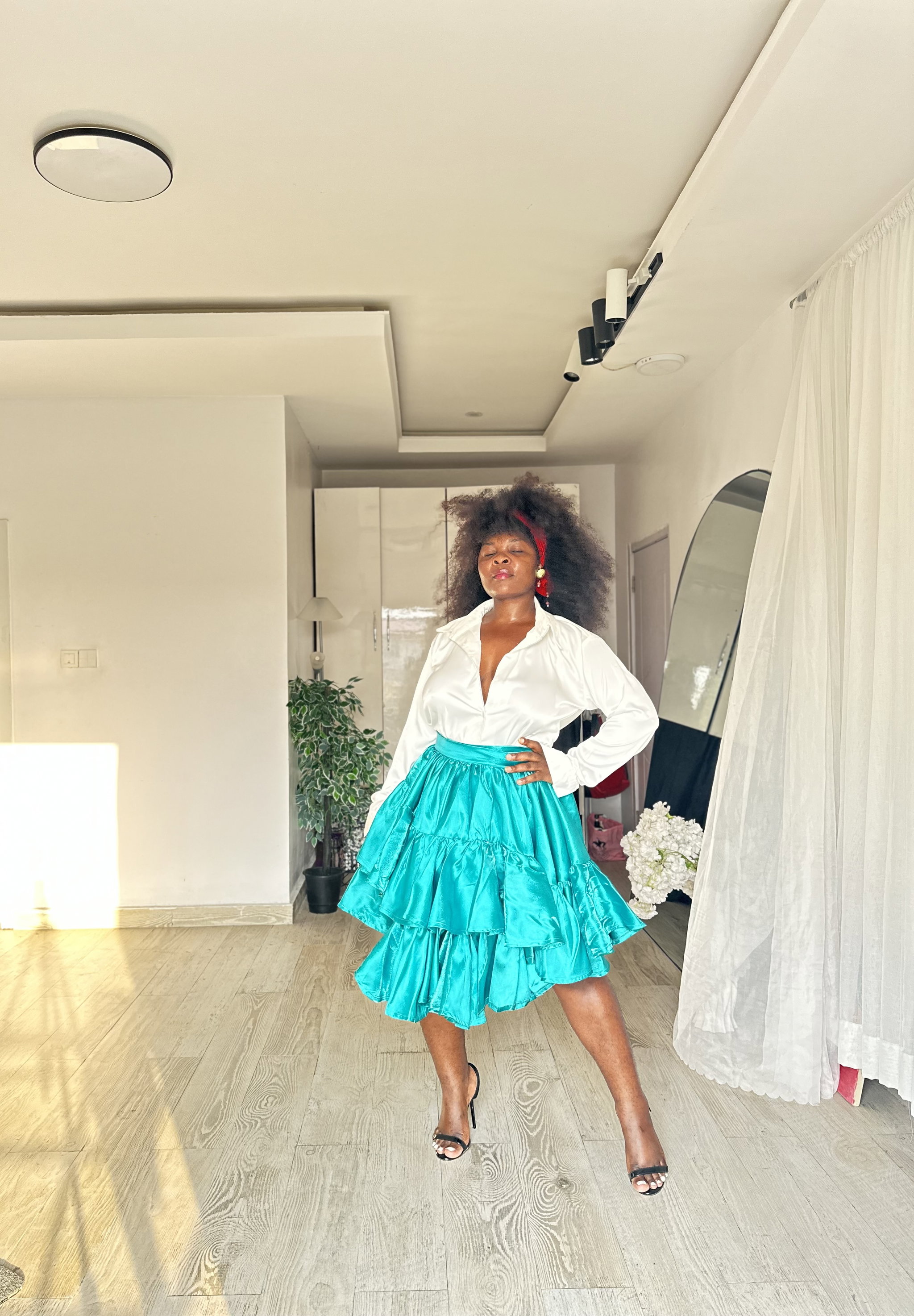 2 piece shirt and wrap versatile skirt_1