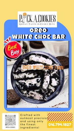 White Choc Oreo Bar
