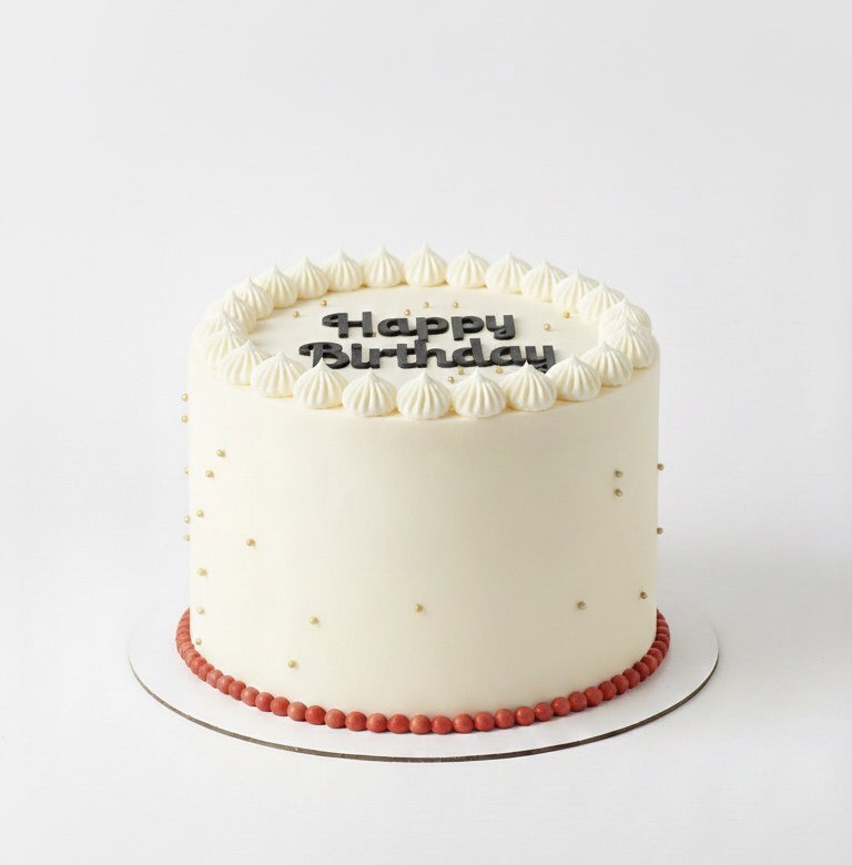 Minimalist Dot Cake_0