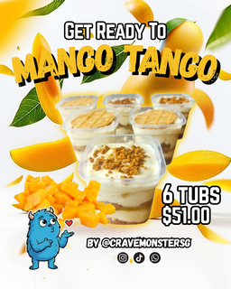 Mango Tango Biscoff Flavour