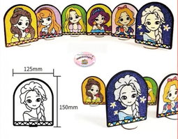 Disney Princess Beady Foam Clay Display Boards