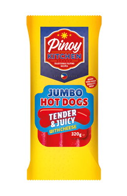 Jumbo Hot Dogs with Cheese 320g 