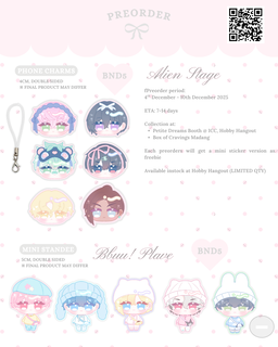 ♡ [PO] Alien Stage Phone Charm | PLAVE Mini Standee