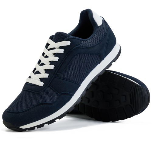 ASHION Men's Lace-Up Casual Sport Sneakers – Trendy Street Style Trainers_0