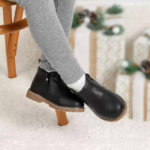SXCHEN Kids Shoes Boy Girl Children Martin Boots Martin Boots Short Boots_3
