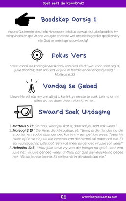 ’n Blymoedige Gewer – 4 Weke Kinderkerk Boodskap Reeks